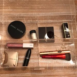 Acrylic makeup 4 compartment organizer